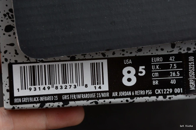 1st Kicks Shoes air infrared ck1229- 6 1201 WellDesigned jordan psg grey iron 1119